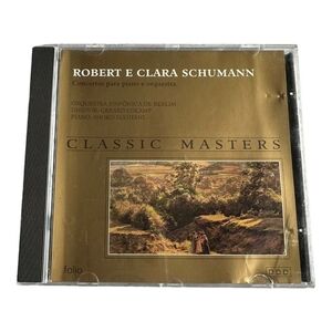 Rare CD Robert E Clara Schumann - Concertos Para Piano E Orquestra